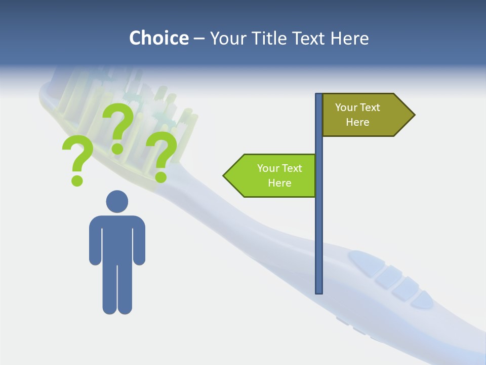 White Toothpaste Isolated PowerPoint Template