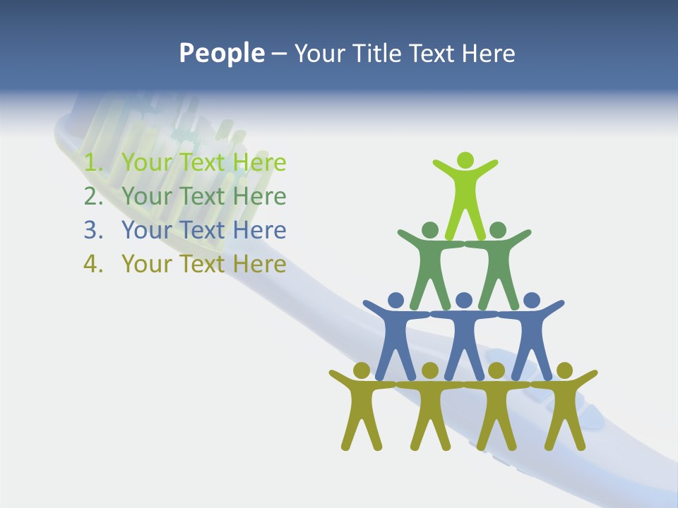 White Toothpaste Isolated PowerPoint Template