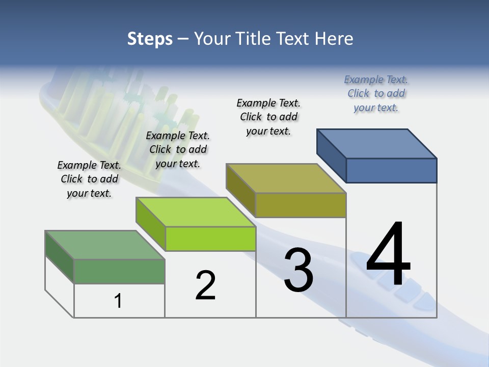 White Toothpaste Isolated PowerPoint Template