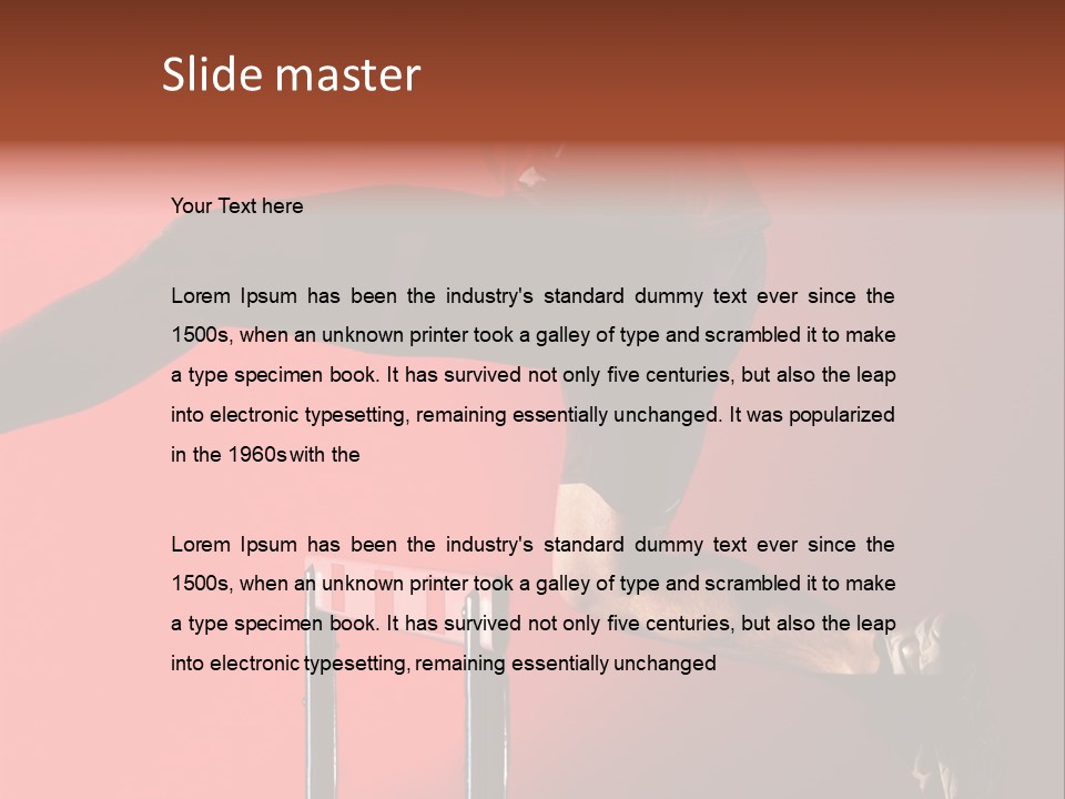 Effort Background Training PowerPoint Template