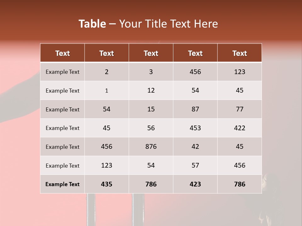 Effort Background Training PowerPoint Template