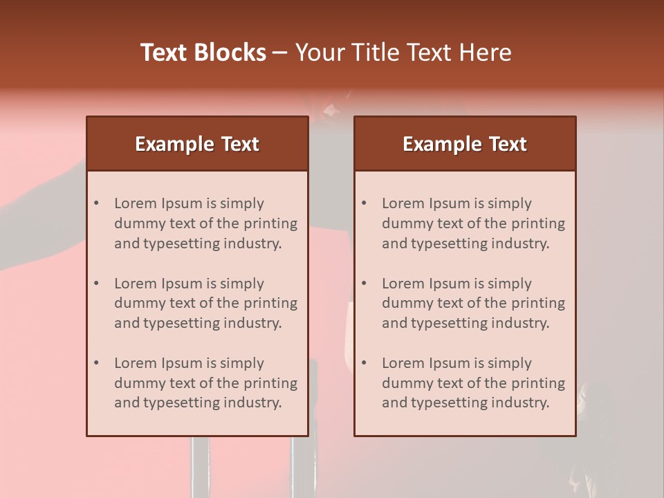Effort Background Training PowerPoint Template