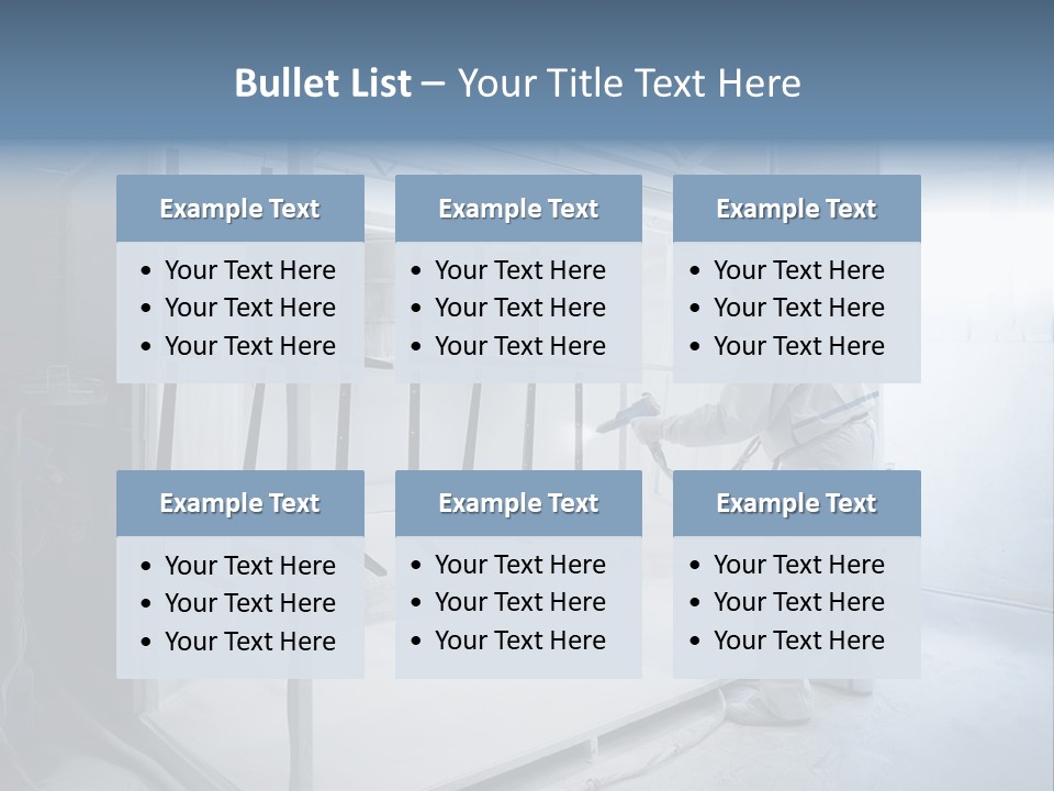 Equipment Surface Coating PowerPoint Template