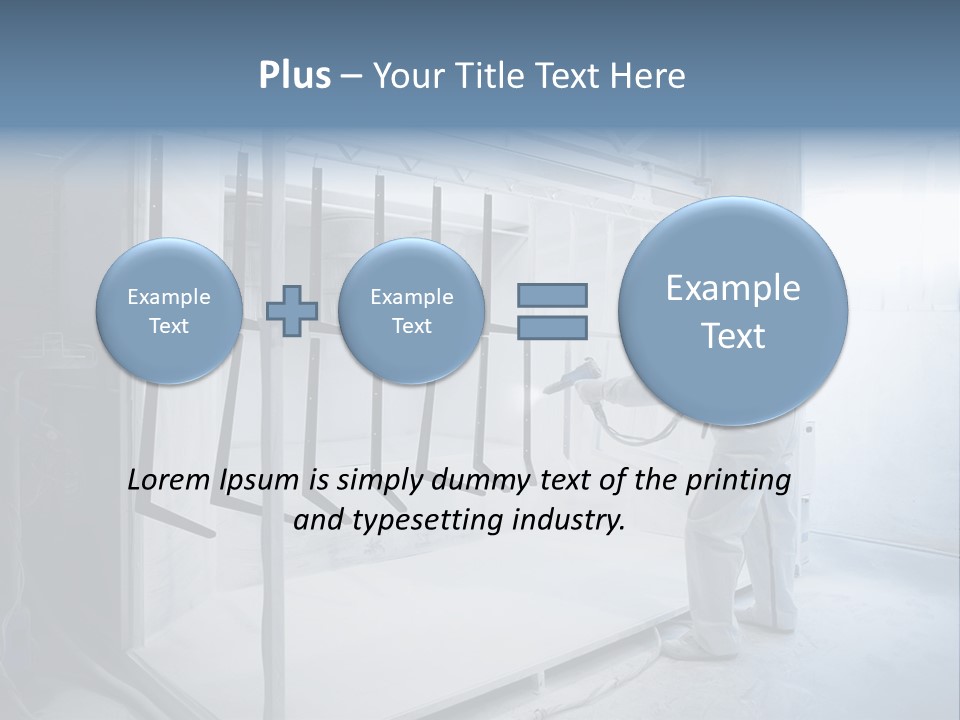 Equipment Surface Coating PowerPoint Template