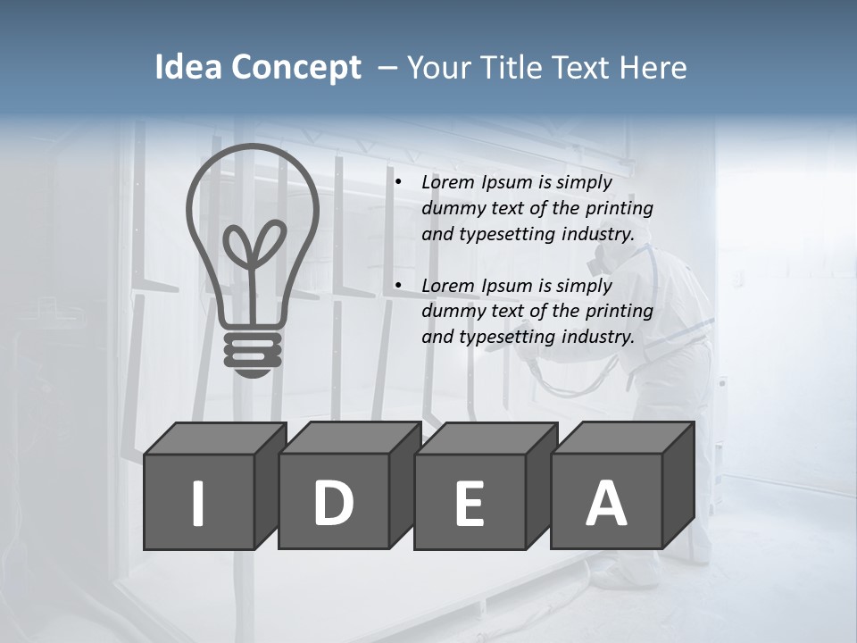 Equipment Surface Coating PowerPoint Template