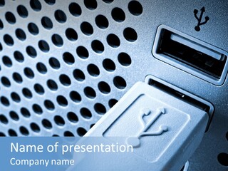 Tool Technology Cable PowerPoint Template