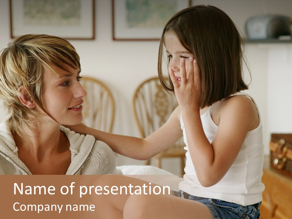 Looking Sharing Chatting PowerPoint Template