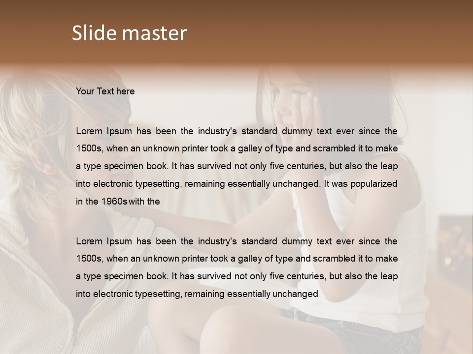 Looking Sharing Chatting PowerPoint Template