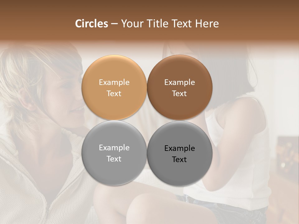 Looking Sharing Chatting PowerPoint Template