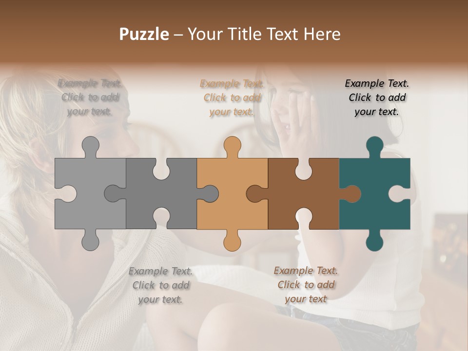 Looking Sharing Chatting PowerPoint Template