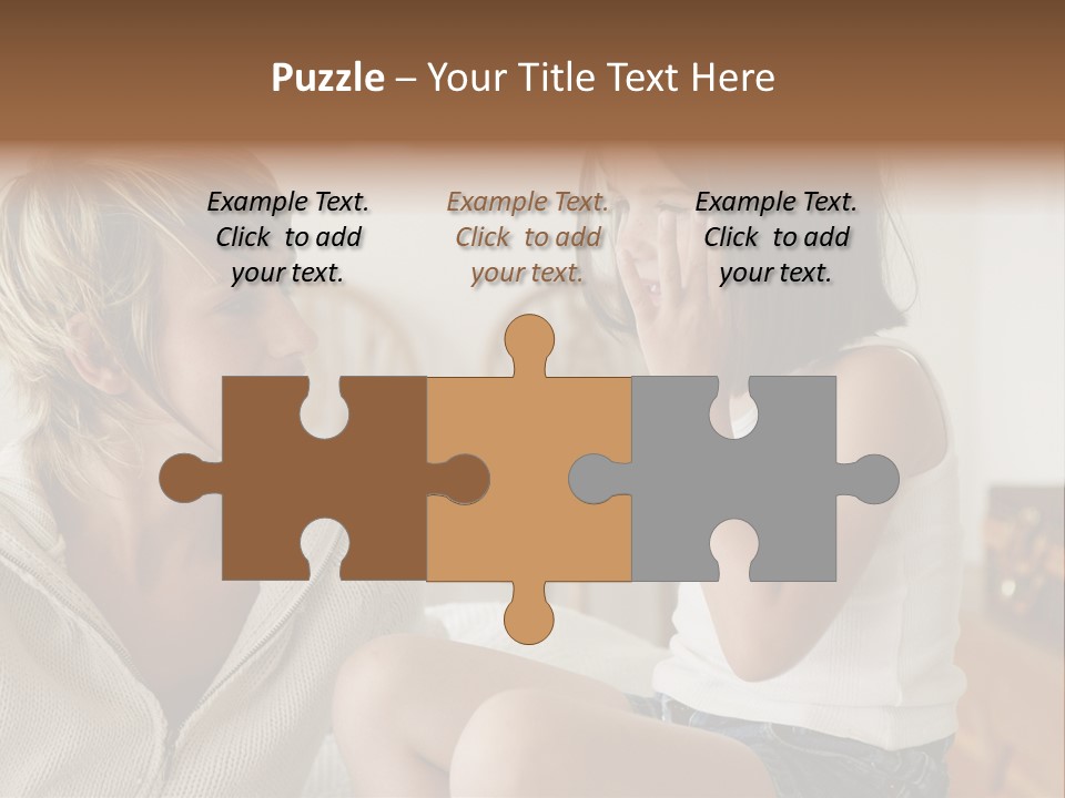 Looking Sharing Chatting PowerPoint Template