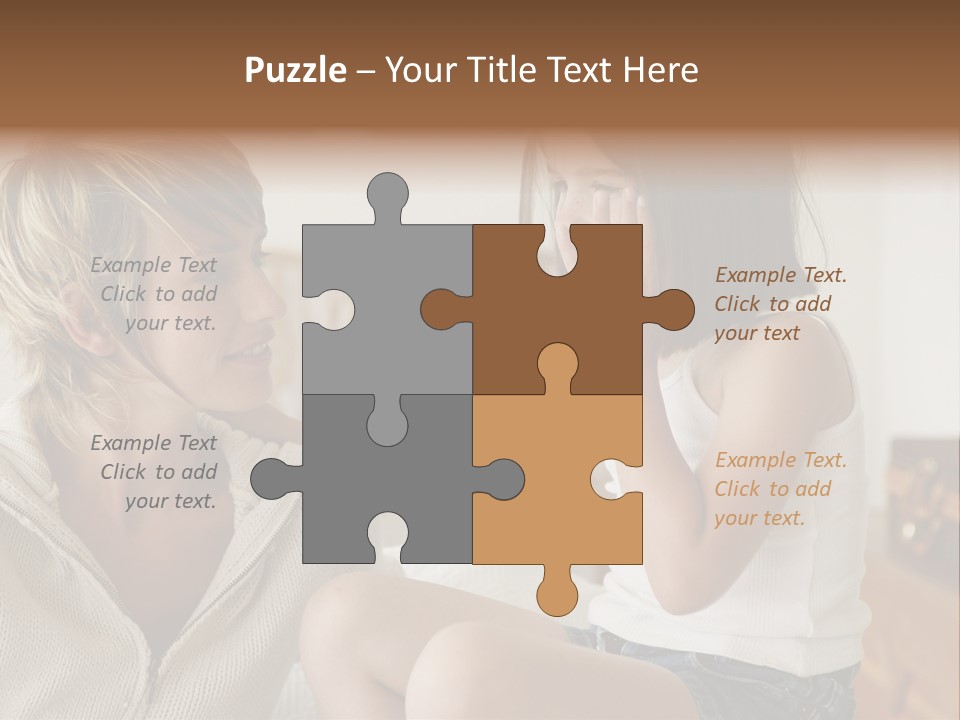 Looking Sharing Chatting PowerPoint Template