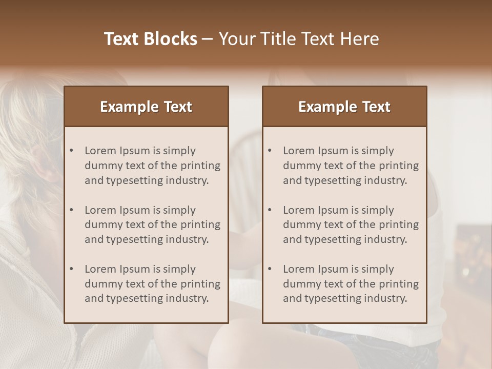 Looking Sharing Chatting PowerPoint Template