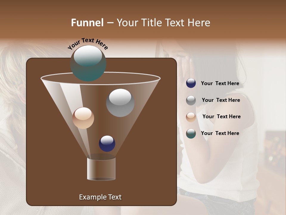 Looking Sharing Chatting PowerPoint Template