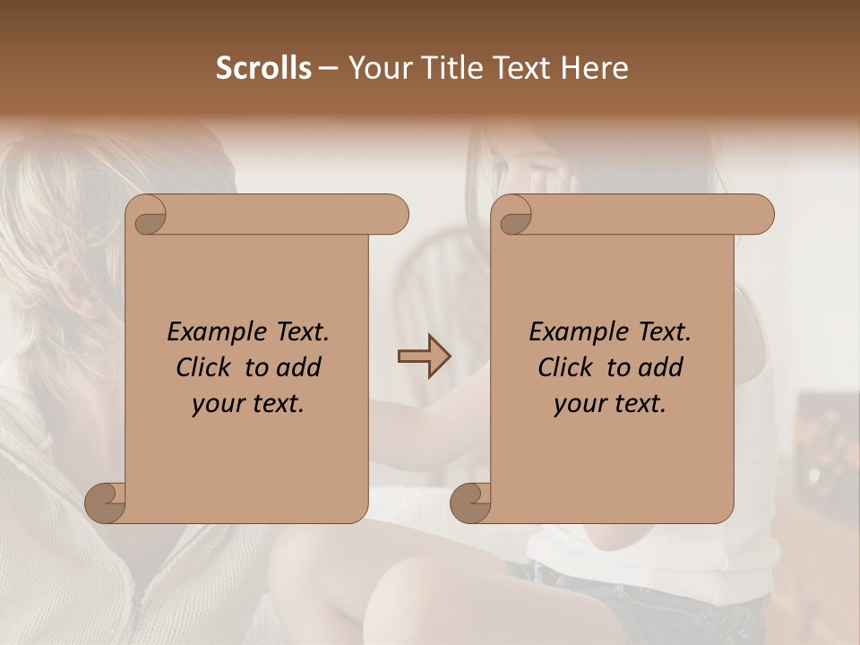 Looking Sharing Chatting PowerPoint Template