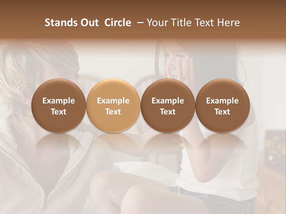 Looking Sharing Chatting PowerPoint Template