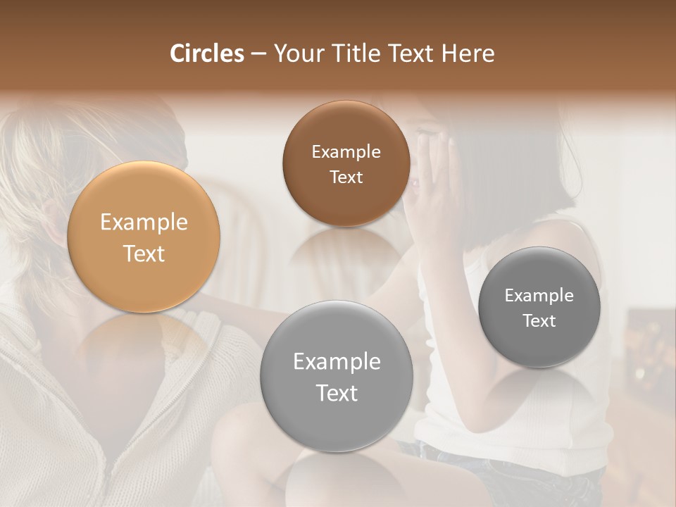 Looking Sharing Chatting PowerPoint Template