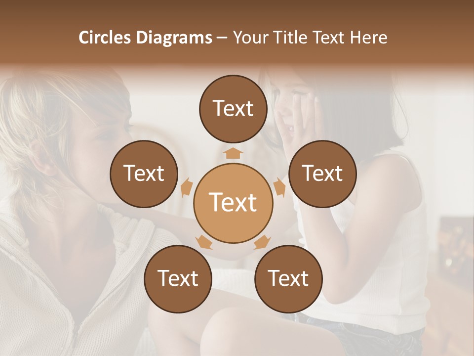 Looking Sharing Chatting PowerPoint Template