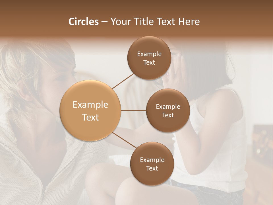 Looking Sharing Chatting PowerPoint Template