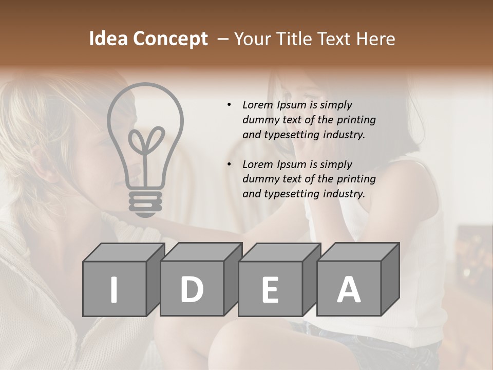 Looking Sharing Chatting PowerPoint Template