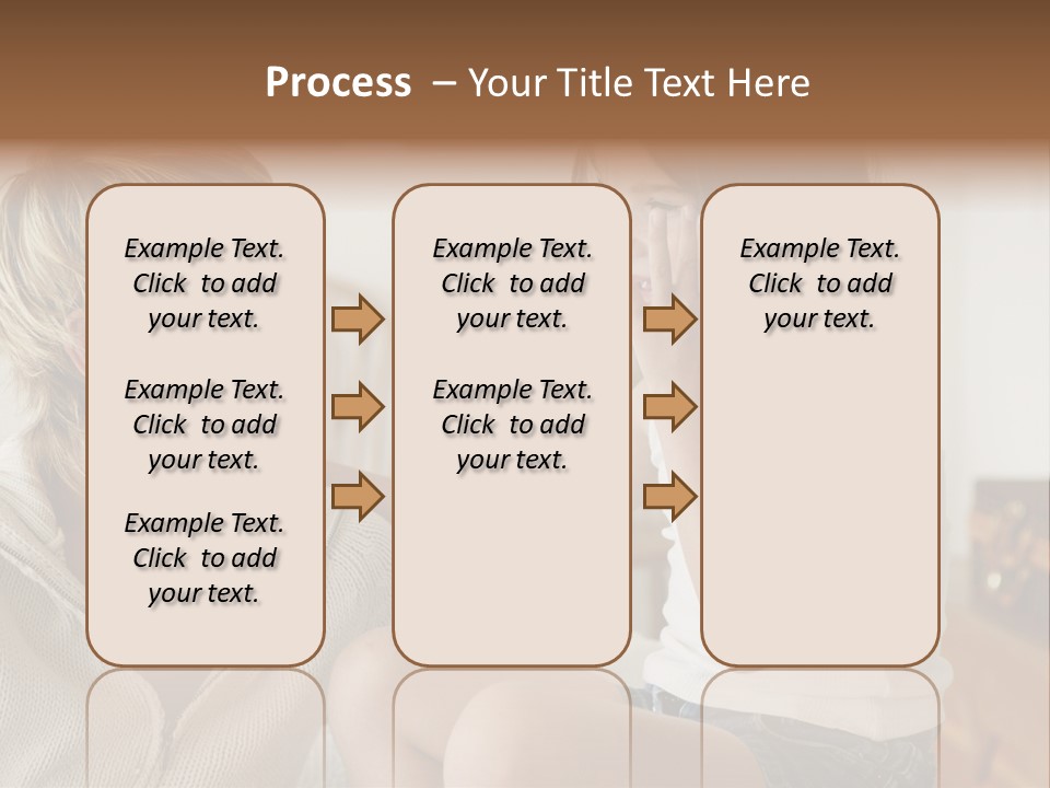 Looking Sharing Chatting PowerPoint Template