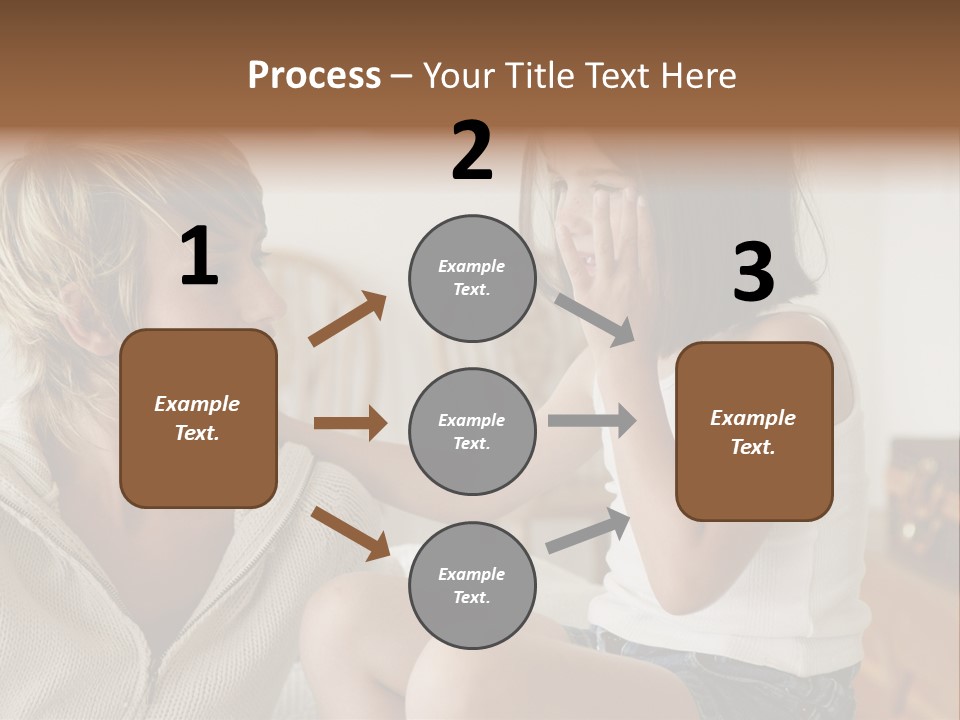 Looking Sharing Chatting PowerPoint Template