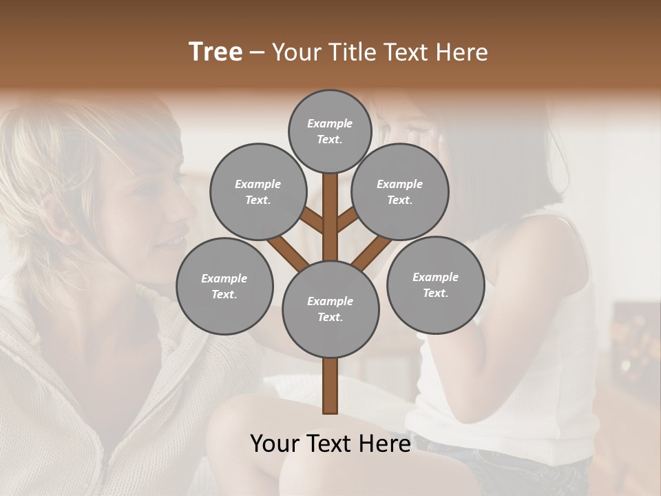 Looking Sharing Chatting PowerPoint Template