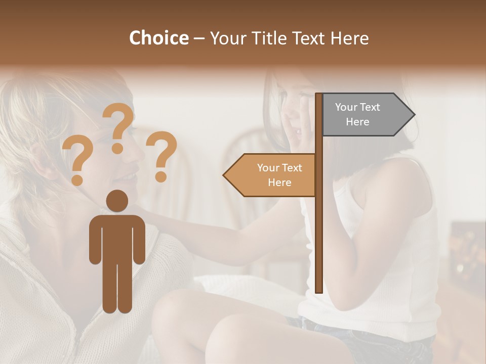 Looking Sharing Chatting PowerPoint Template