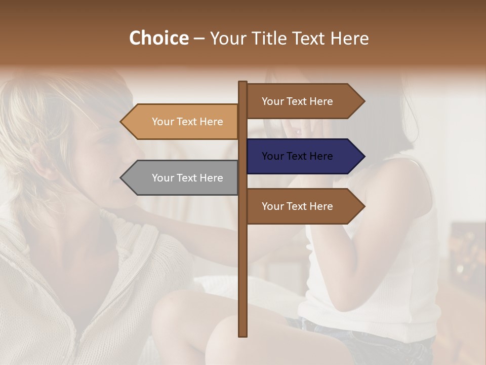 Looking Sharing Chatting PowerPoint Template