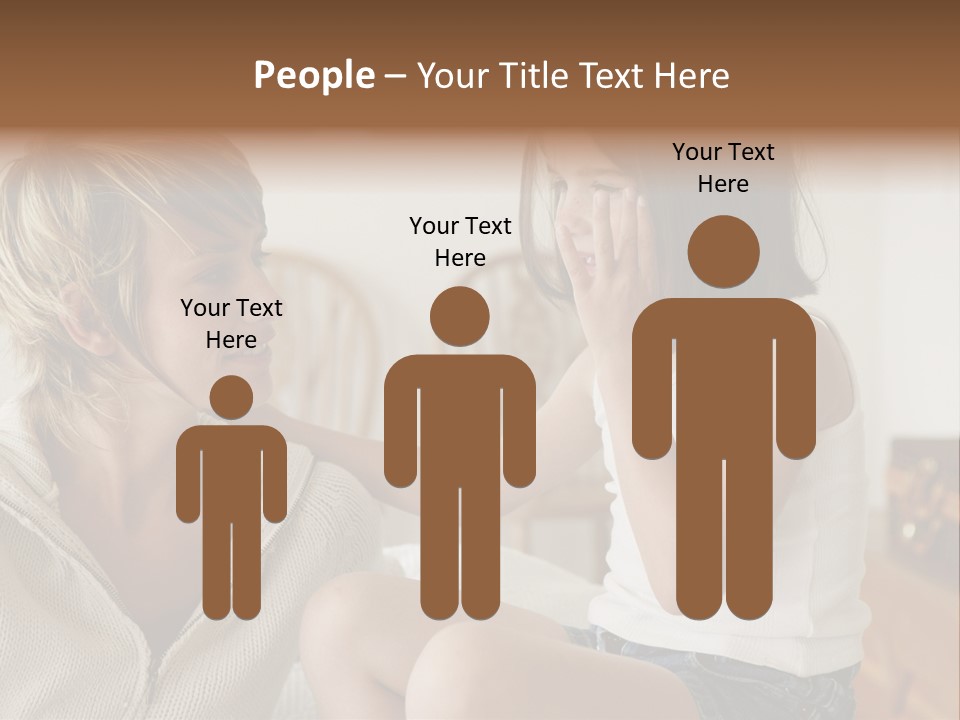Looking Sharing Chatting PowerPoint Template