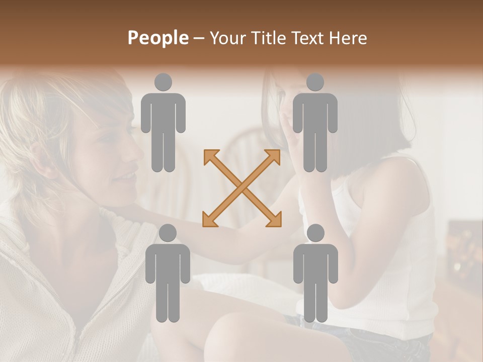 Looking Sharing Chatting PowerPoint Template