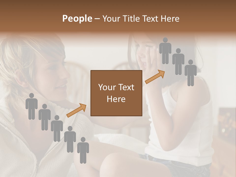 Looking Sharing Chatting PowerPoint Template