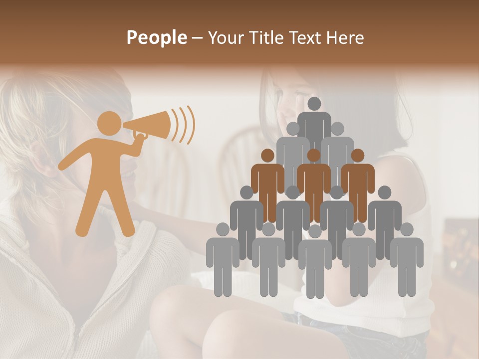Looking Sharing Chatting PowerPoint Template