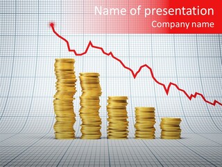 Financial Graphic Achievement PowerPoint Template