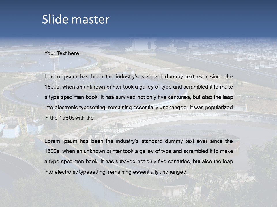 Treatment Flow Efficiency PowerPoint Template