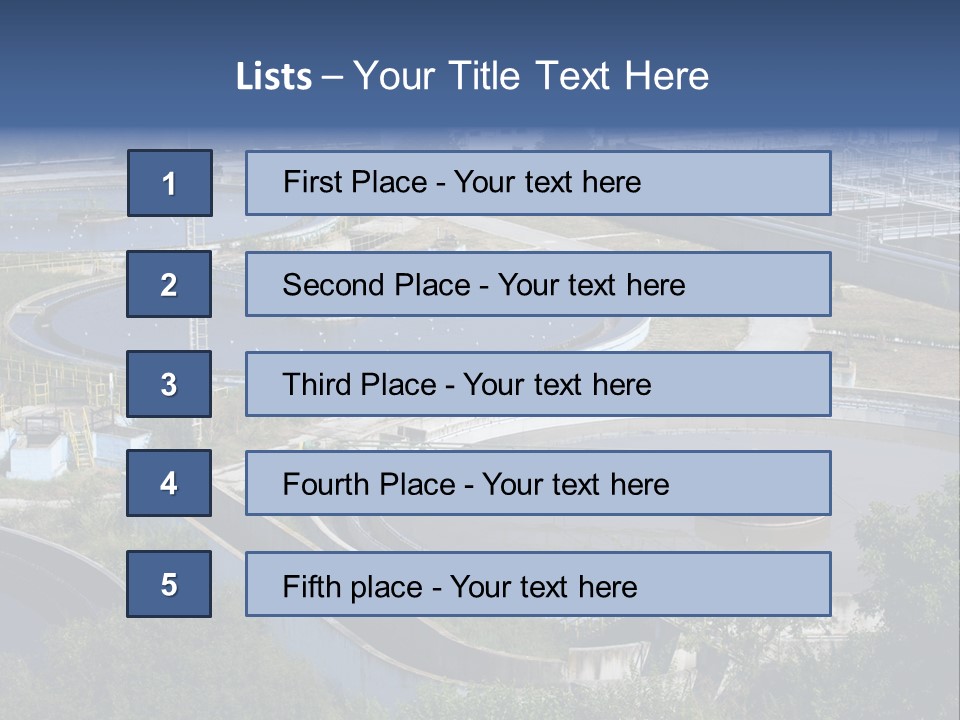 Treatment Flow Efficiency PowerPoint Template