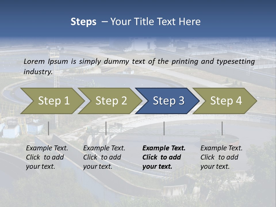 Treatment Flow Efficiency PowerPoint Template
