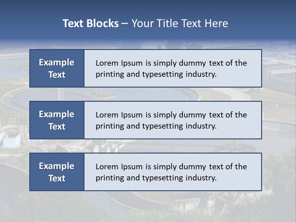 Treatment Flow Efficiency PowerPoint Template