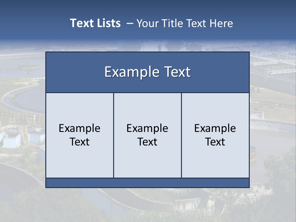 Treatment Flow Efficiency PowerPoint Template