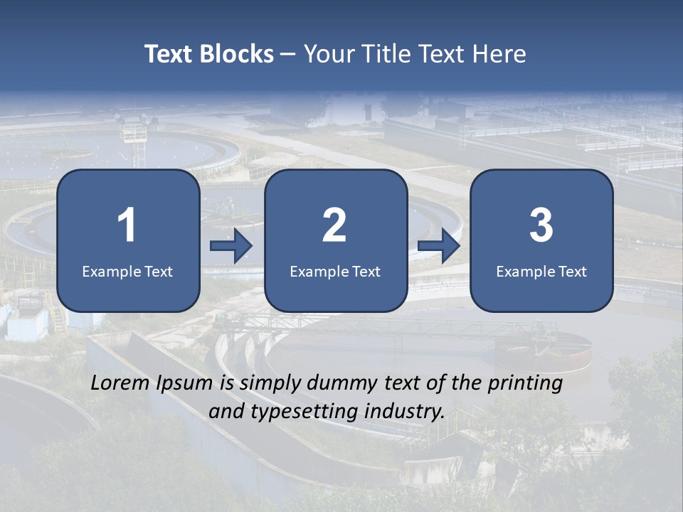 Treatment Flow Efficiency PowerPoint Template