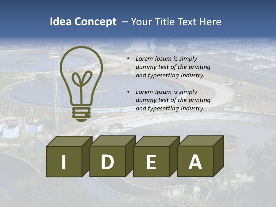 Treatment Flow Efficiency PowerPoint Template