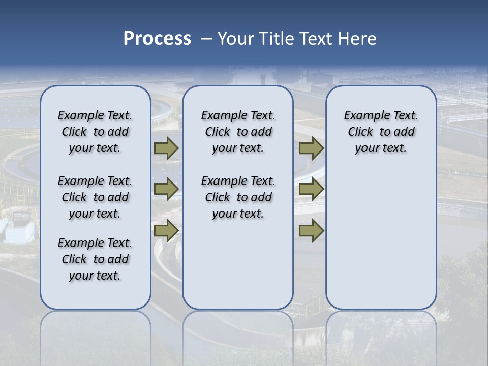 Treatment Flow Efficiency PowerPoint Template