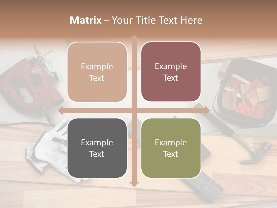 Laminated Inside Work PowerPoint Template