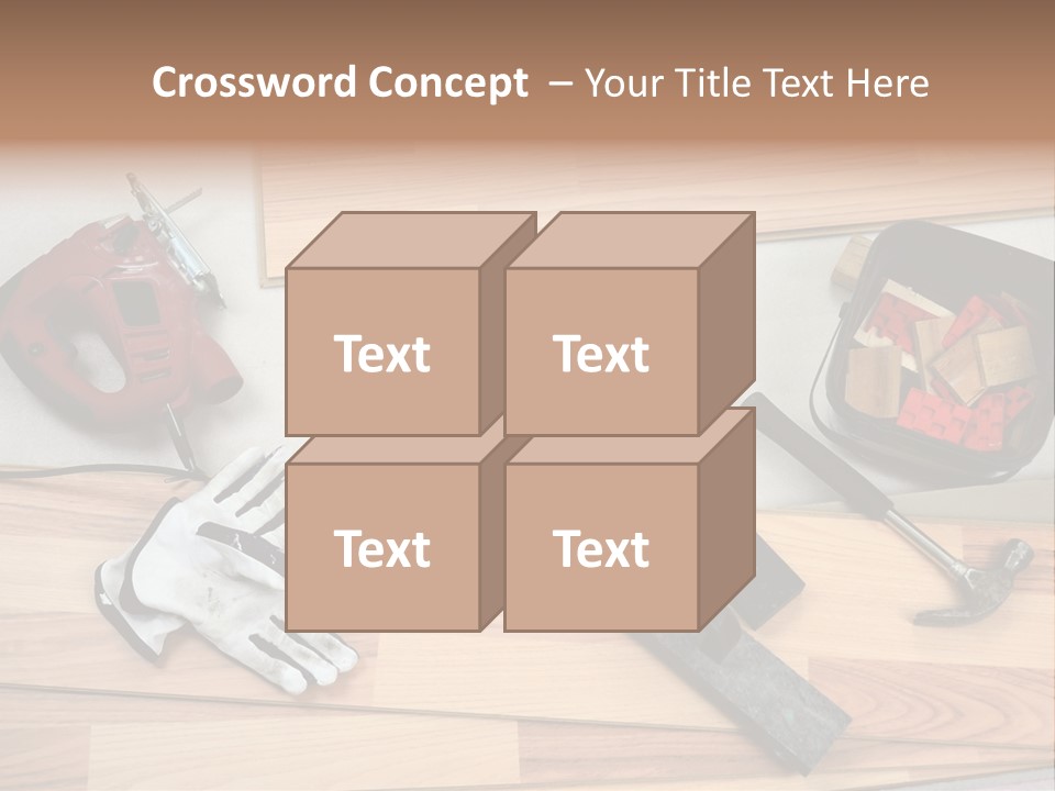 Laminated Inside Work PowerPoint Template