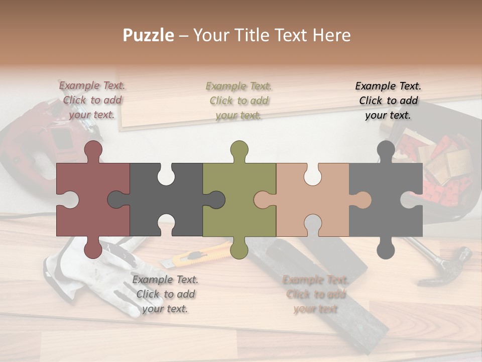 Laminated Inside Work PowerPoint Template