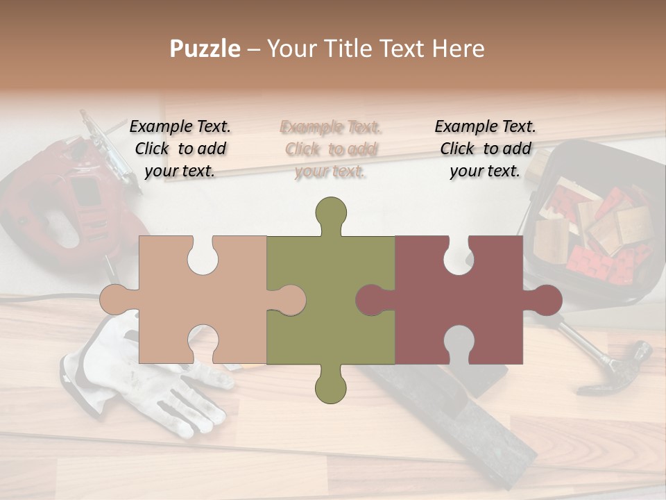 Laminated Inside Work PowerPoint Template