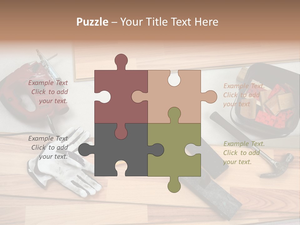 Laminated Inside Work PowerPoint Template