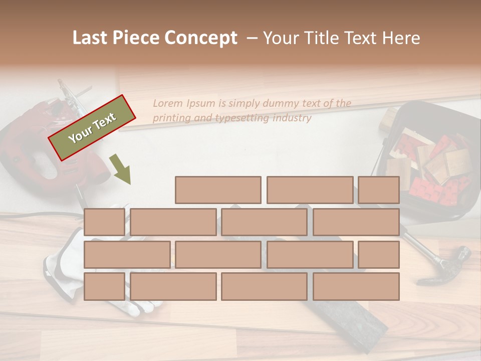 Laminated Inside Work PowerPoint Template