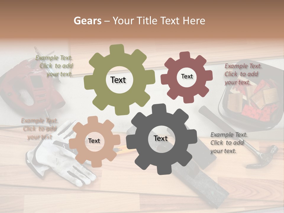 Laminated Inside Work PowerPoint Template