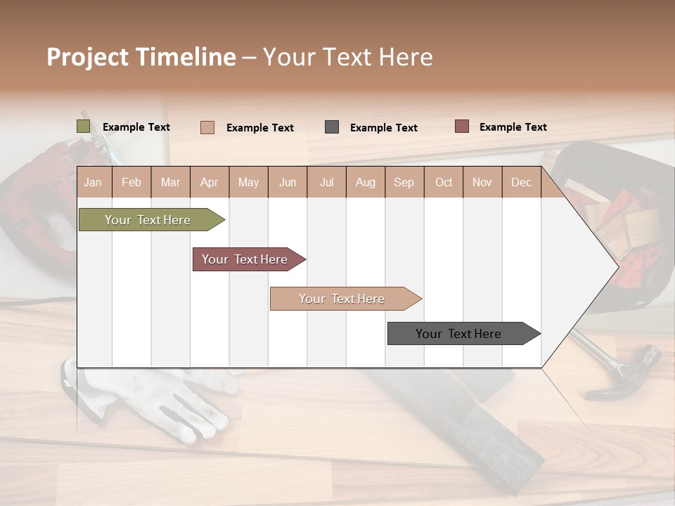 Laminated Inside Work PowerPoint Template